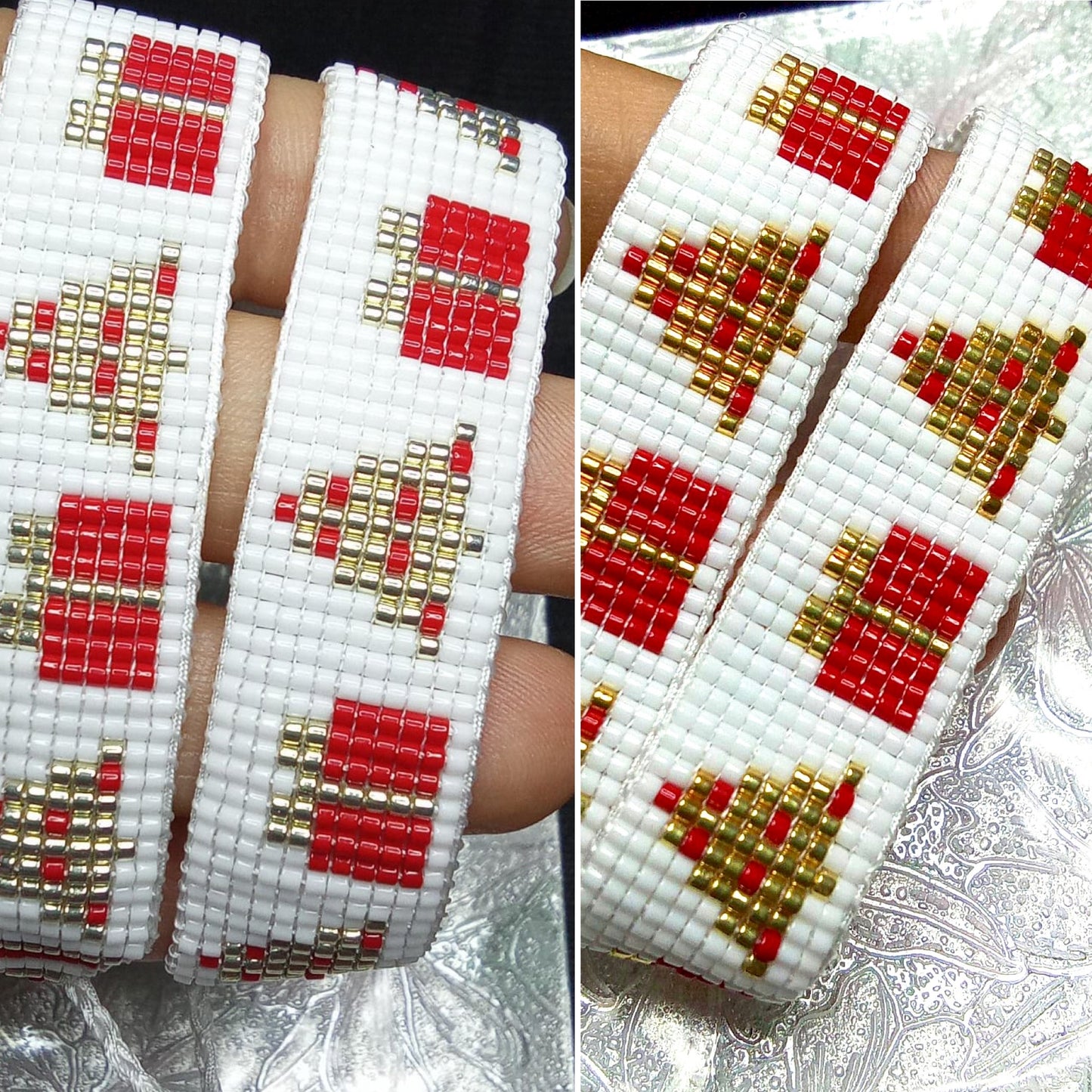 A Holly Jolly Christmas bead Bracelet