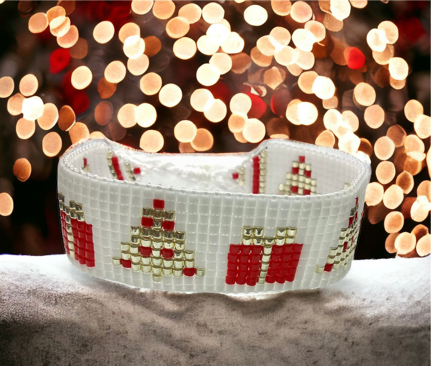 A Holly Jolly Christmas bead Bracelet
