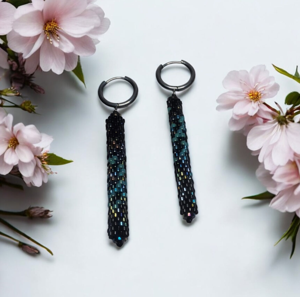 Baston beaded earrings