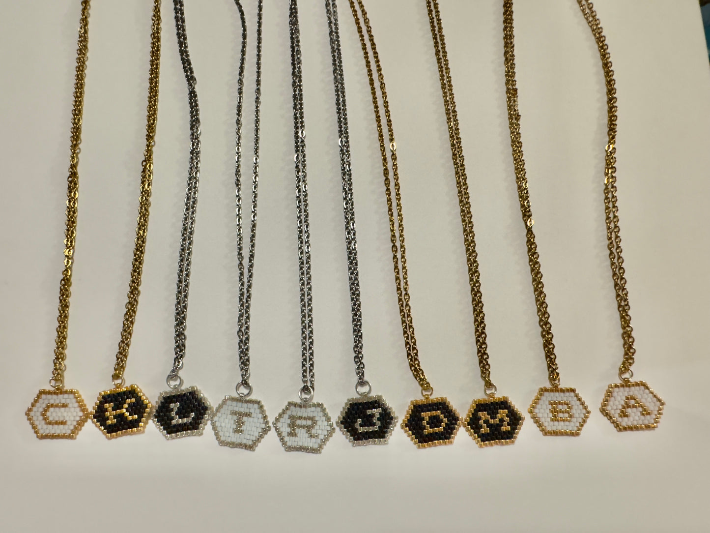 Letter Miyuki Necklace