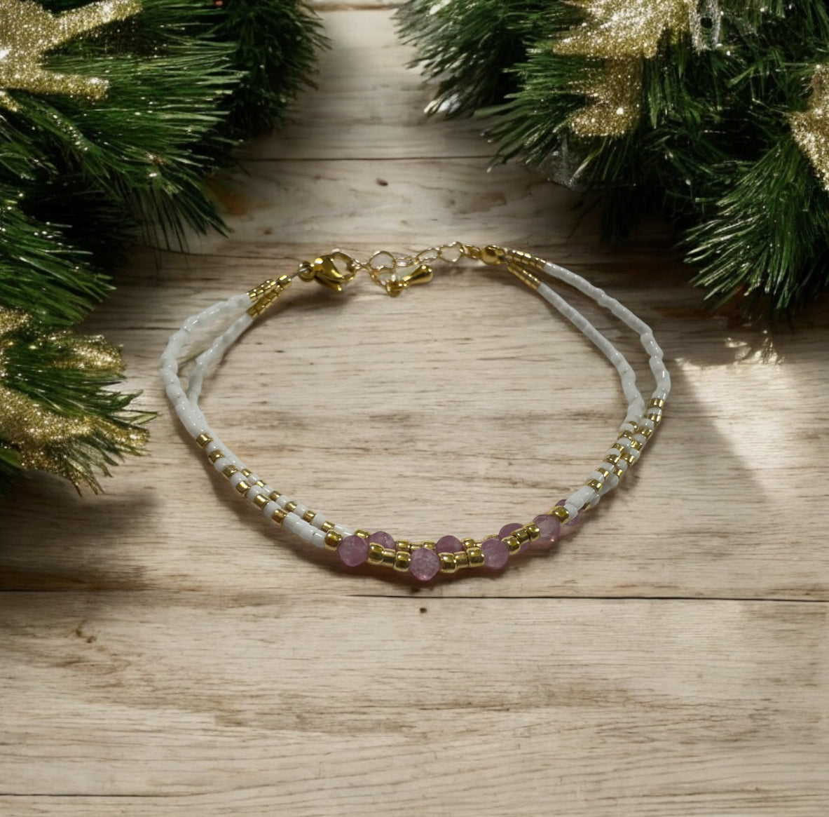 Pink Tourmaline Bracelet