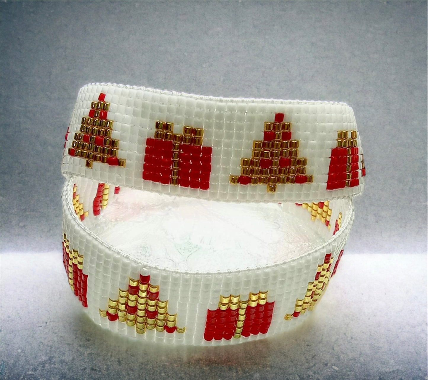 A Holly Jolly Christmas bead Bracelet