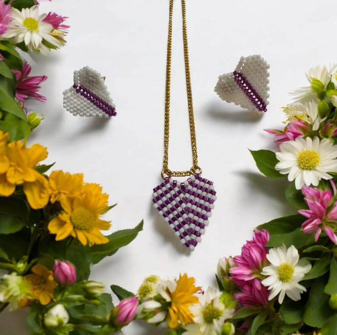 Latin Heart Miyuki Set