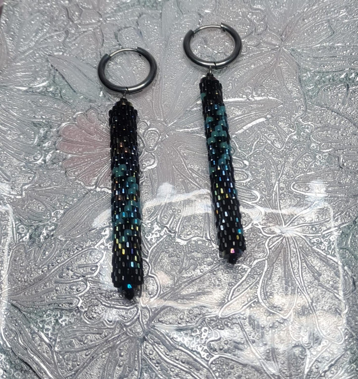 Baston beaded earrings
