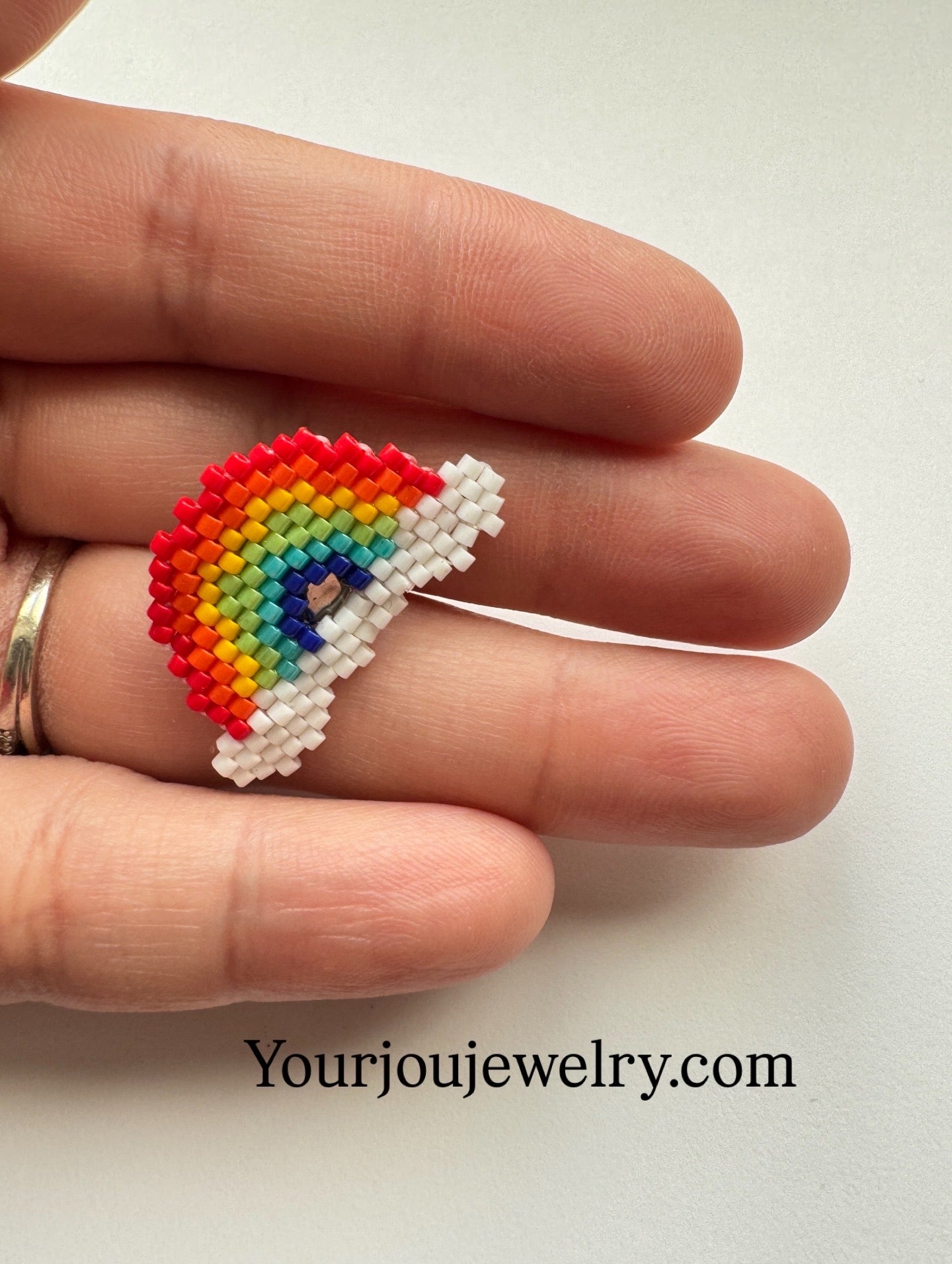 Clouds and rainbow Miyuki Pin