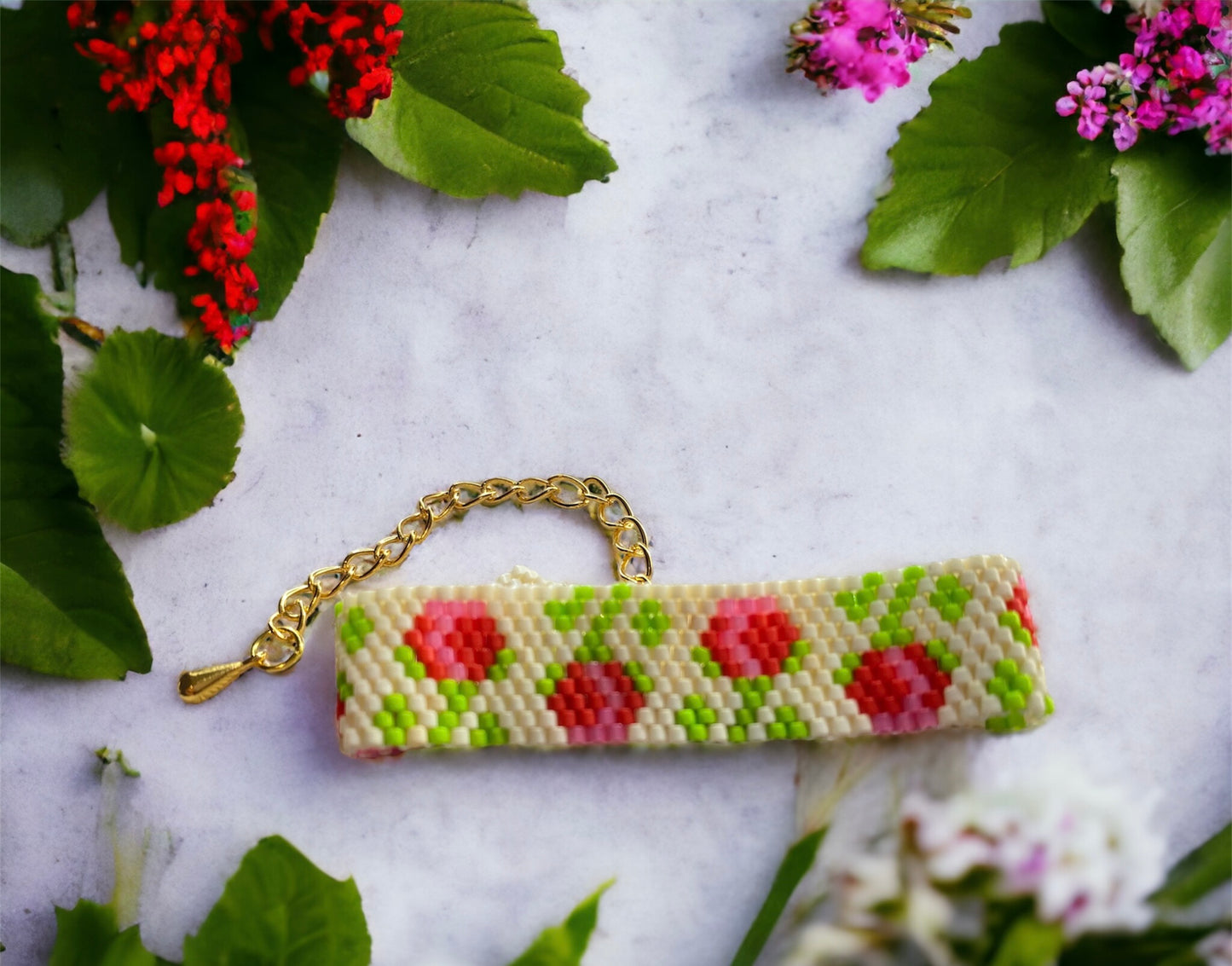 Rosebud Miyuki Bracelet