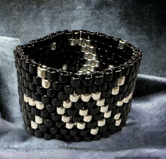 Sun and Moon Miyuki ring