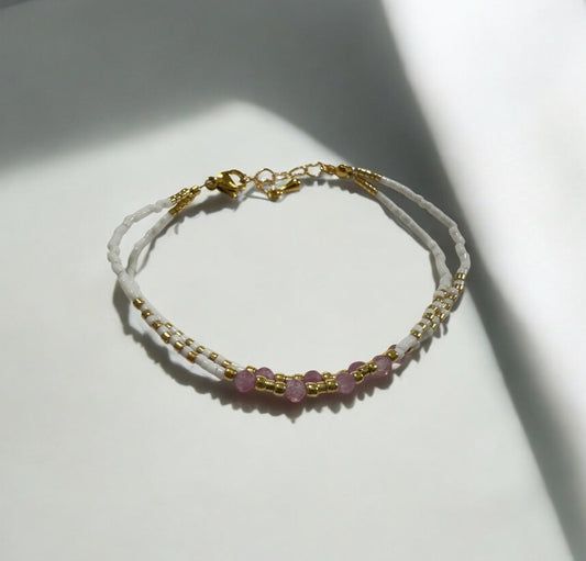 Pink Tourmaline Bracelet