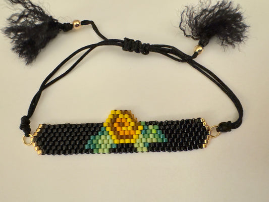 Rose night Miyuki Bracelet
