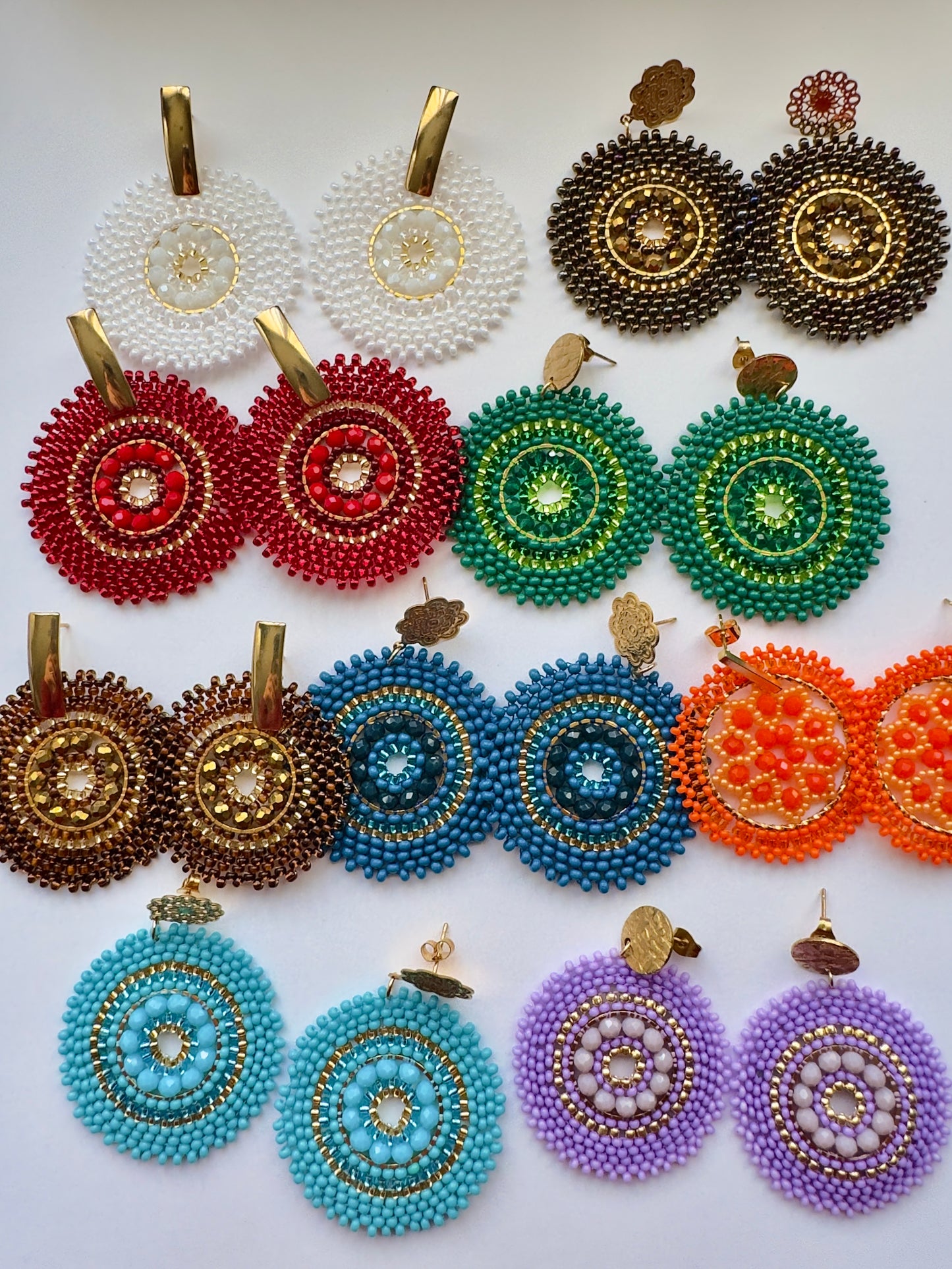 Mandala Miyuki Earrings