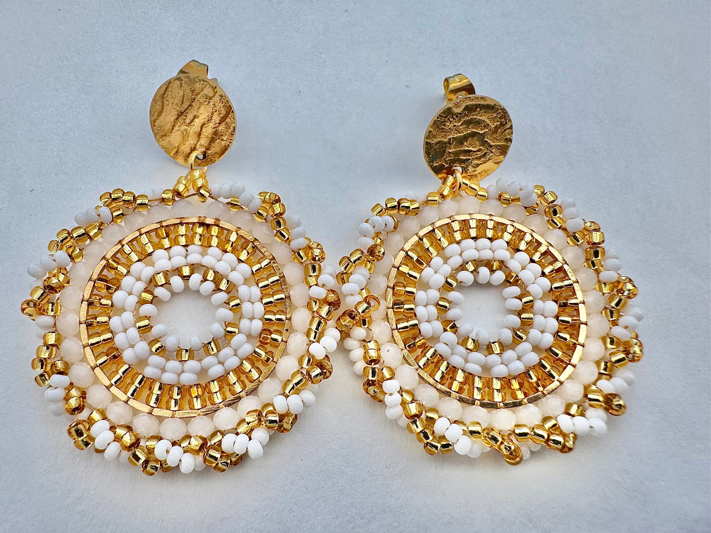 Tangle Miyuki Earrings