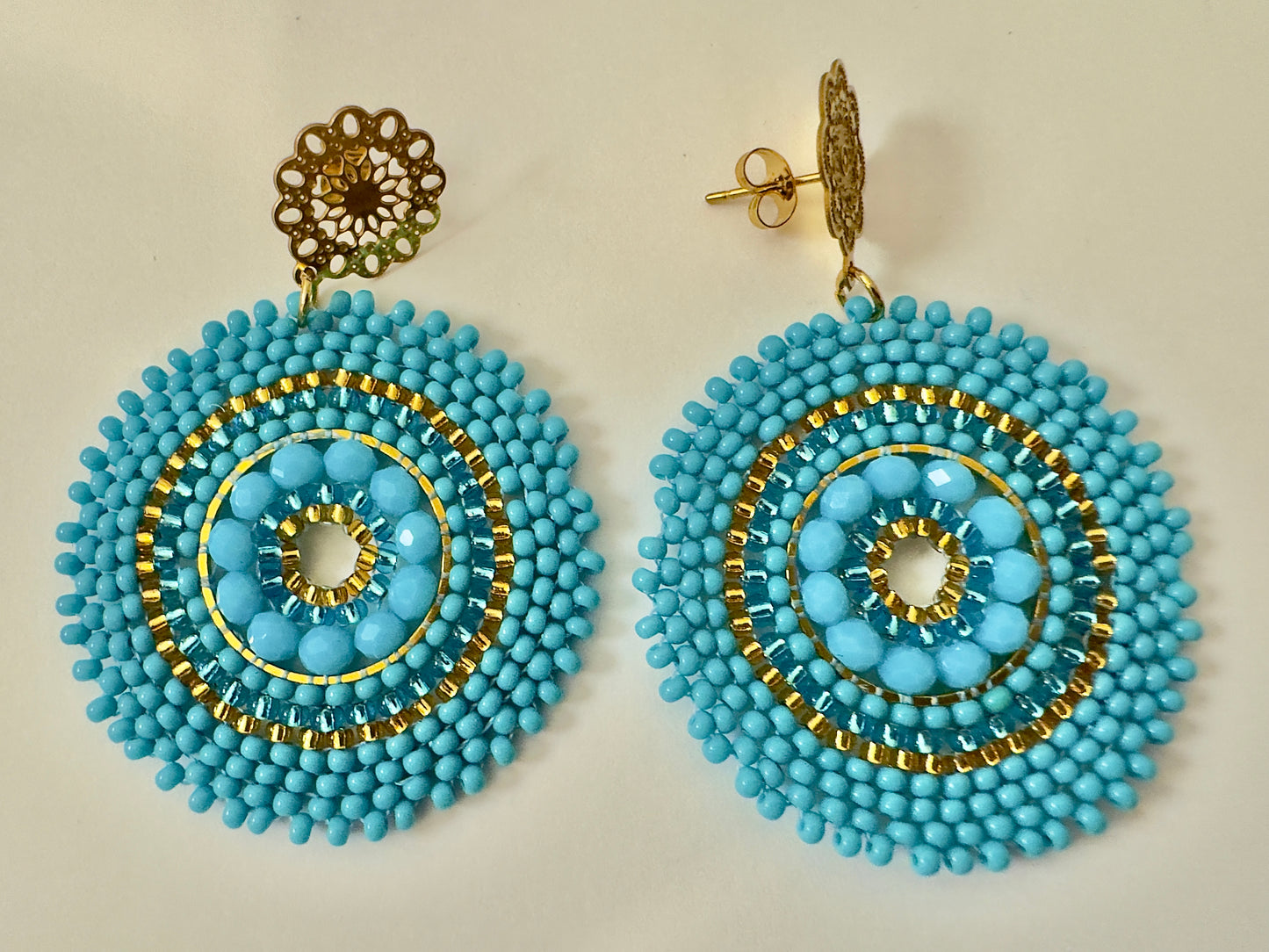 Mandala Miyuki Earrings