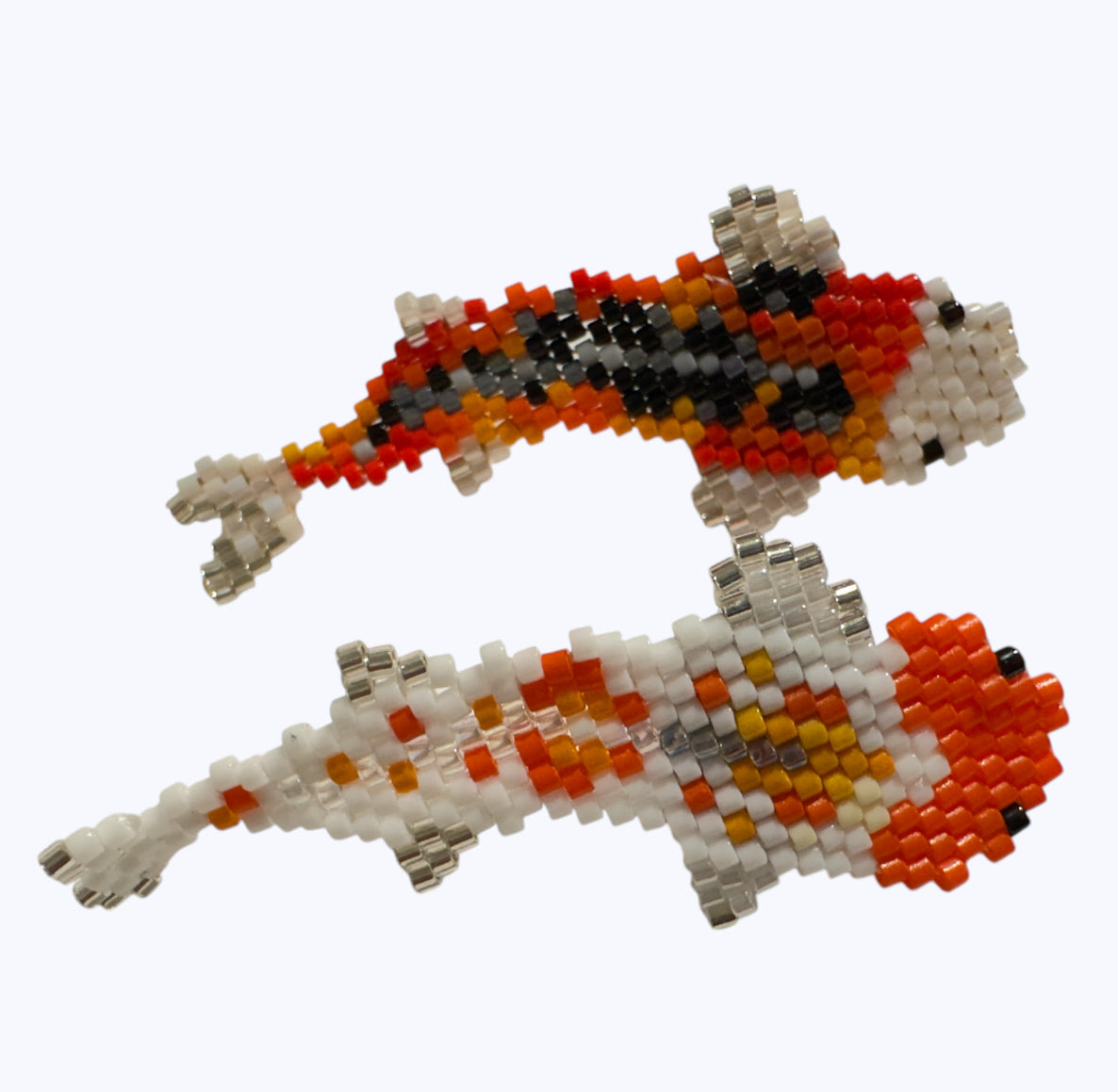 Koi Fish Japanese Beaded Pin