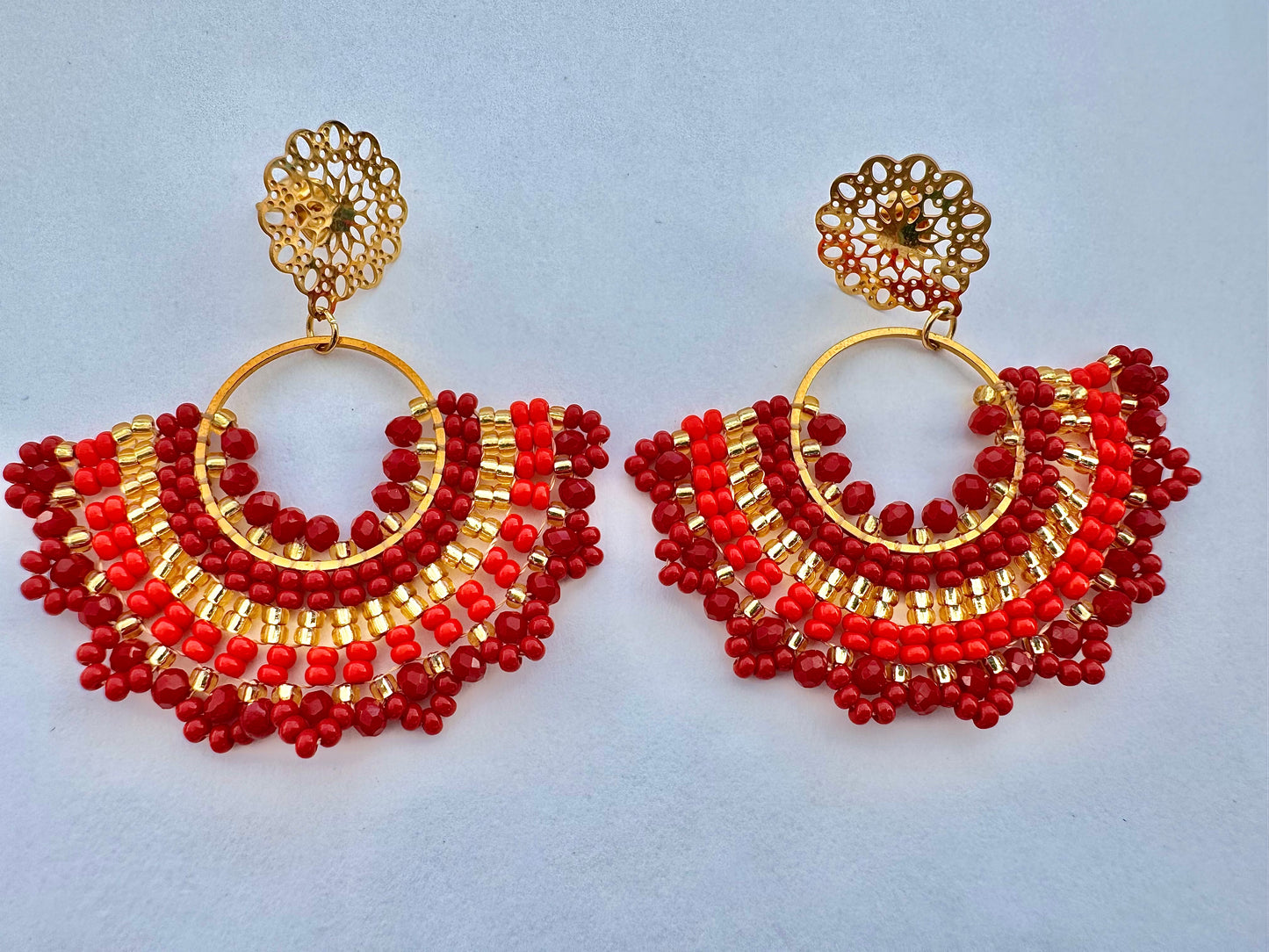 Tangle Miyuki Earrings