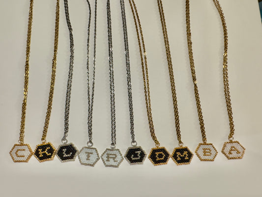 Letter Miyuki Necklace