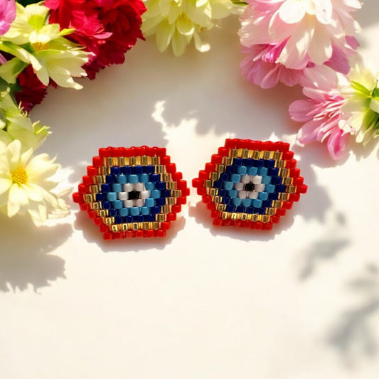 Chic Turkish Eye Earrings