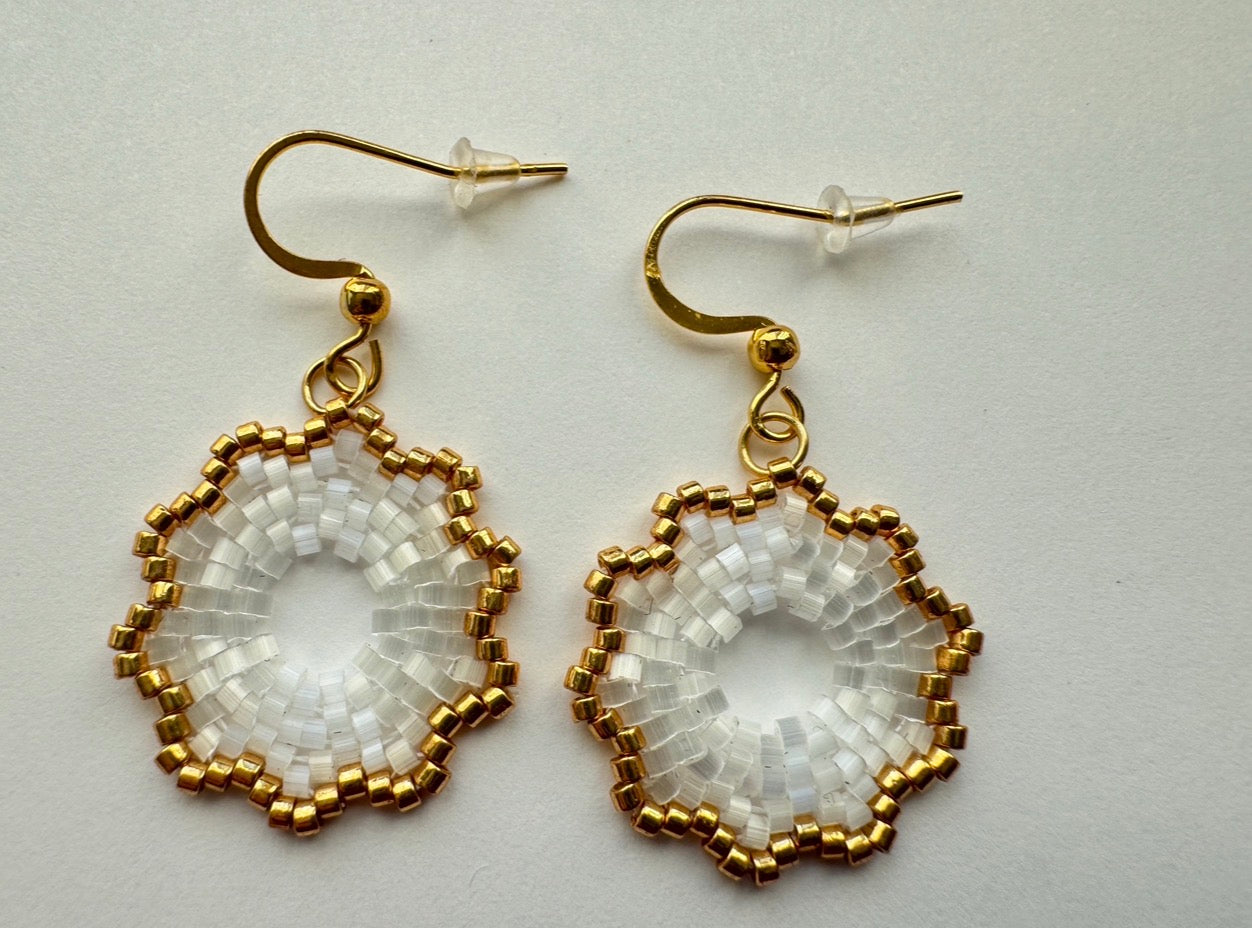 Bright star Miyuki Earrings