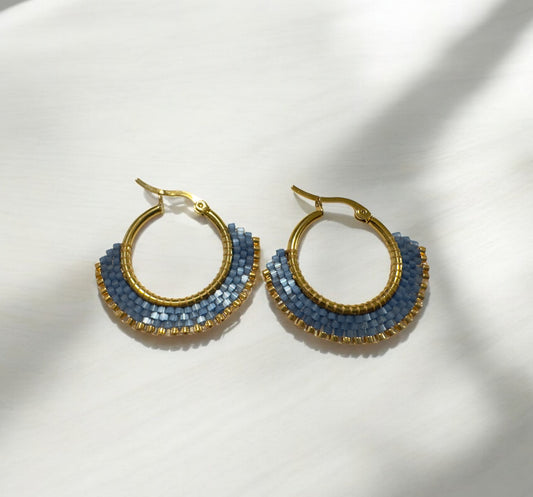 Miyuki Silk Hoops