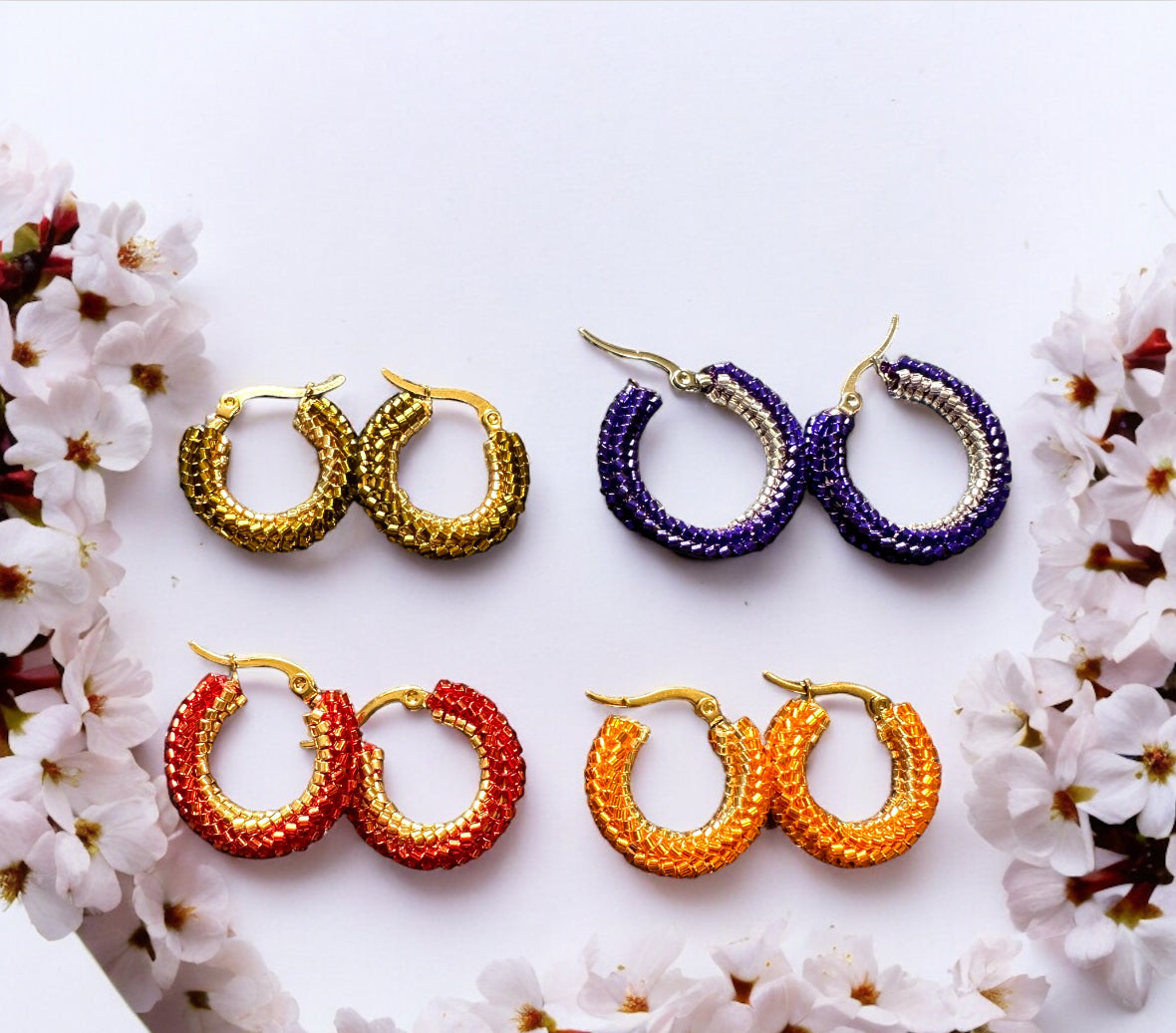 Pop color Miyuki Hoops