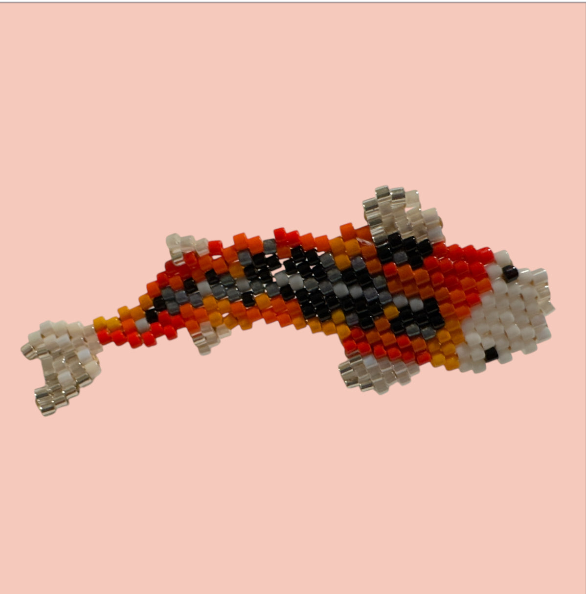 Koi Fish Japanese Beaded Pin