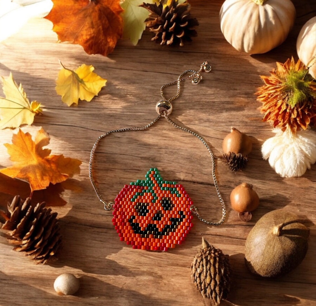 Pumpkin Miyuki Bracelet