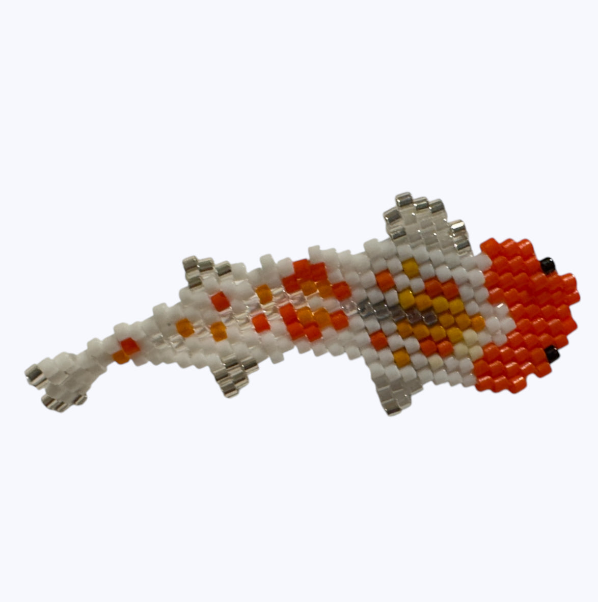 Koi Fish Japanese Beaded Pin